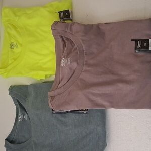 Athletic Works Men's 3 Pcs Long Sleeve Tee Size 3X